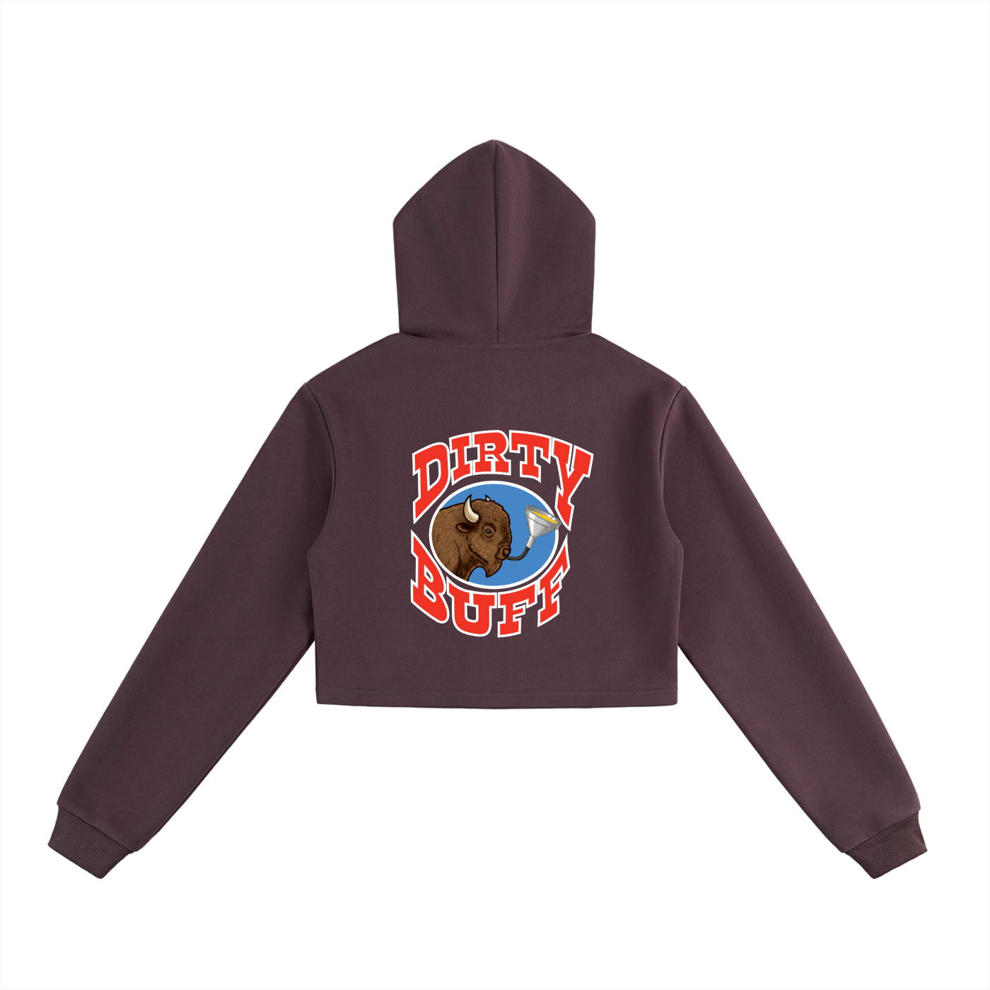Essential Cropped Zip-Up Hoodie