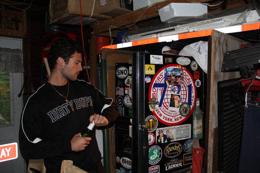 Dirty Buff Retro Crewneck