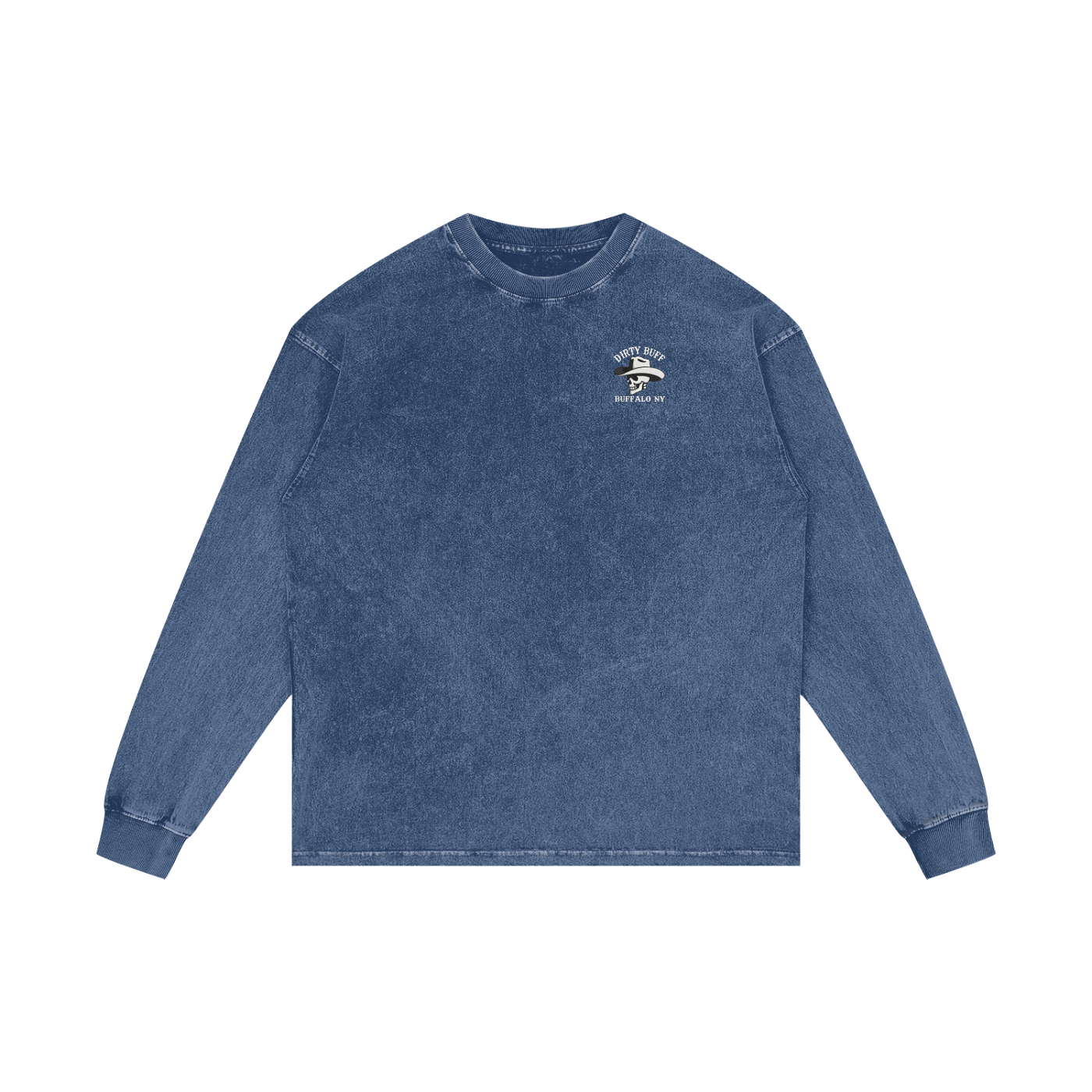 Acid Wash Oversize Long Sleeve T-Shirt